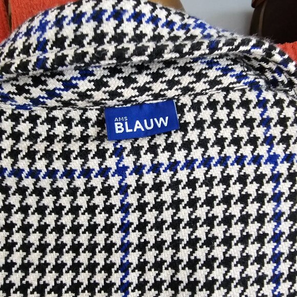 Scotch and soda AMS BLAUW, mens jacket M Black And White - Picture 5 of 5